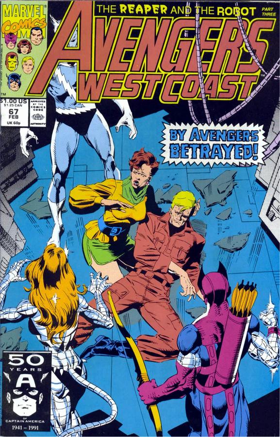 The Avengers: West Coast #55 Marvel Comics The Avengers: West Coast #55 Marvel Comics